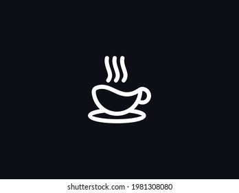 coffee cup logo design template