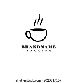 coffee cup logo design template icon modern vector illustration