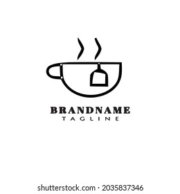 coffee cup logo design template icon modern vector
