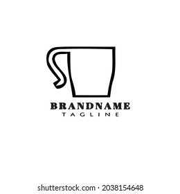 coffee cup logo design template icon modern vector