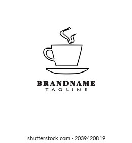 coffee cup logo design template icon modern vector illustration