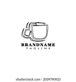 coffee cup logo design template icon modern vector