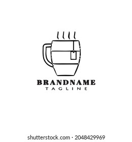coffee cup logo design template icon modern vector