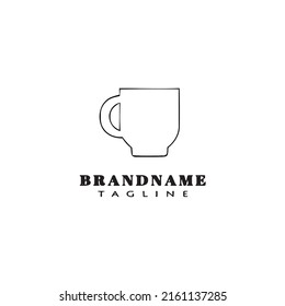 coffee cup logo design template icon modern vector