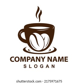 coffee cup logo design template  ( turkish coffee )