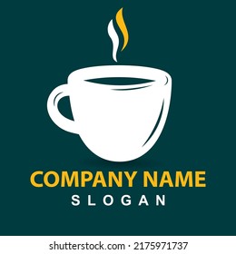 coffee cup logo design template