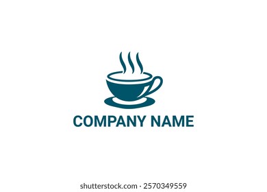 Coffee Cup Logo Design Template, Coffee Cup Vector Illustration