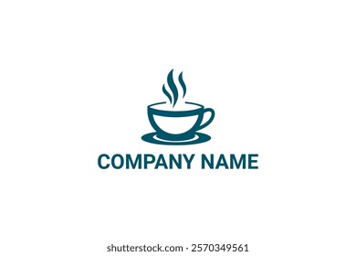 Coffee Cup Logo Design Template, Coffee Cup Vector Illustration