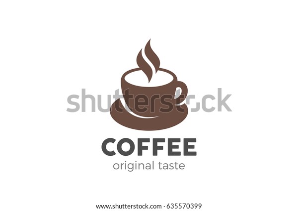 Coffee Cup Logo Design Vector Template Stock Vector Royalty Free