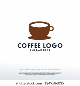 Coffee Cup logo designs template, Choco Drink logo template, Logo symbol icon