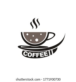 coffee cup logo icon vector