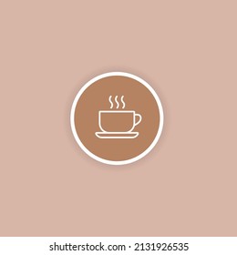 Coffee Cup Logo Symbol Vektorgrafik
