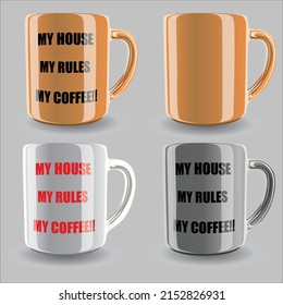 Coffee Cup, Logo and Icon Vector art, Illustration, Graphics