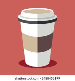       Icono de logotipo de taza de café Ilustración vectorial.
