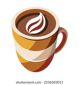Coffee Cup Logo Icon Vector Illustration – Minimalist Clipart and Line Art Design