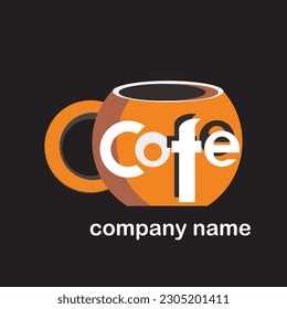 coffee cup logo illustration image
