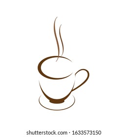  Coffee cup logo illustrator design