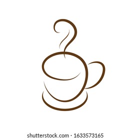  Coffee cup logo illustrator design