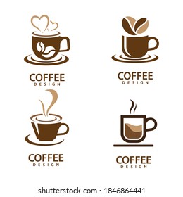 Coffee Cup Logo Images Illustration Design Stock Vector (Royalty Free ...