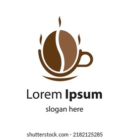 Coffee cup logo images illustration design