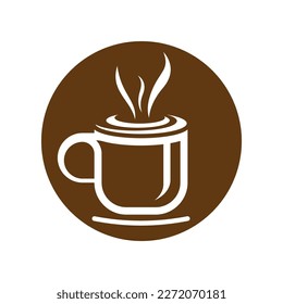 Coffee cup logo images illustration design