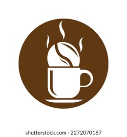 Coffee cup logo images illustration design
