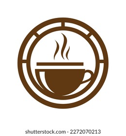 Coffee cup logo images illustration design