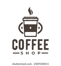 logotipo da xícara de café para café, café ou qualquer negócio relacionado ao café.