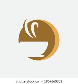 Coffee cup Logo  coffee shop vector icon design