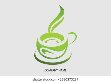 Coffee cup Logo coffee shop vector icon design Free Vector