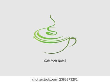 Coffee cup Logo coffee shop vector icon design Free Vector