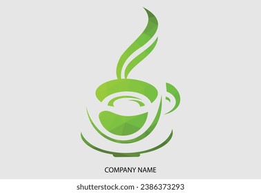 Coffee cup Logo coffee shop vector icon design Free Vector