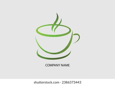 Coffee cup Logo coffee shop vector icon design Free Vector