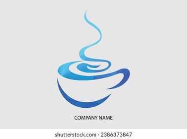 Café taza Logotipo café café icono vector diseño vectores libres