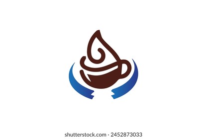 Kaffeetasse Logo Coffee Shop Vektorgrafik Icon Design Kostenlose Vektorgrafik Kostenlose Vektorgrafik