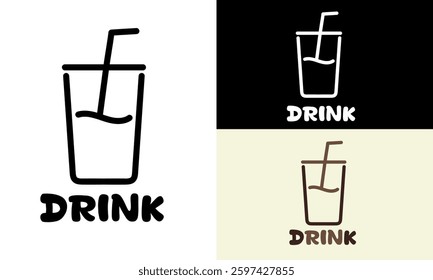 coffee cup logo with simple and modern design