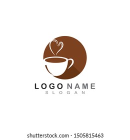 Coffee cup Logo and symbol Template vector icon 