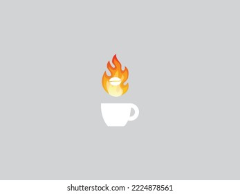 coffee cup logo and also template 