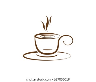 Coffee cup Logo Template