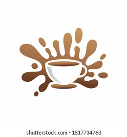 Coffee cup logo template icon design