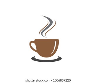 Coffee cup Logo Template vector icon design