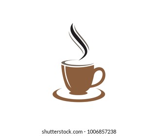 Coffee cup Logo Template vector icon design