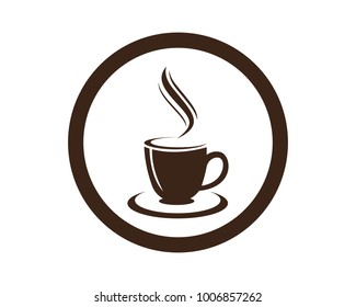 Coffee cup Logo Template vector icon design