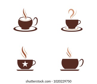Coffee cup Logo Template vector icon design