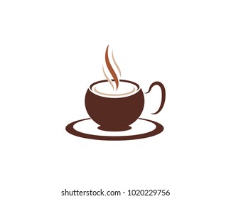 Coffee cup Logo Template vector icon design