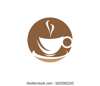 Coffee cup Logo Template vector icon design