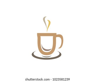 Coffee cup Logo Template vector icon design