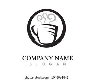 Coffee cup Logo Template vector icon design
