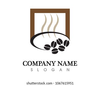 Coffee cup Logo Template vector icon design
