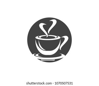 Coffee cup Logo Template vector icon design
